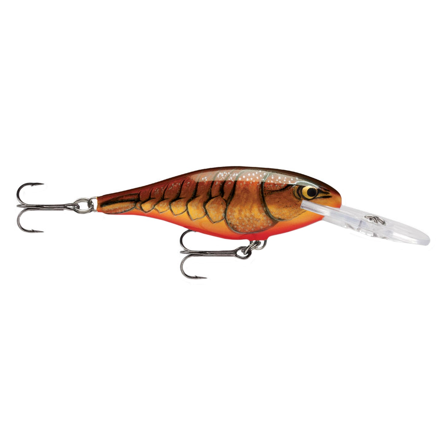 Rapala Shad Rap Hard Baits 2 in. Dark Brown Crawdad