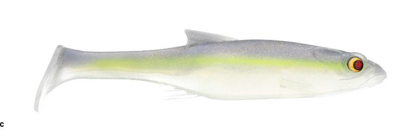 Bass Mafia Daingerous Swimbait 6" Blackback Herring 2pk