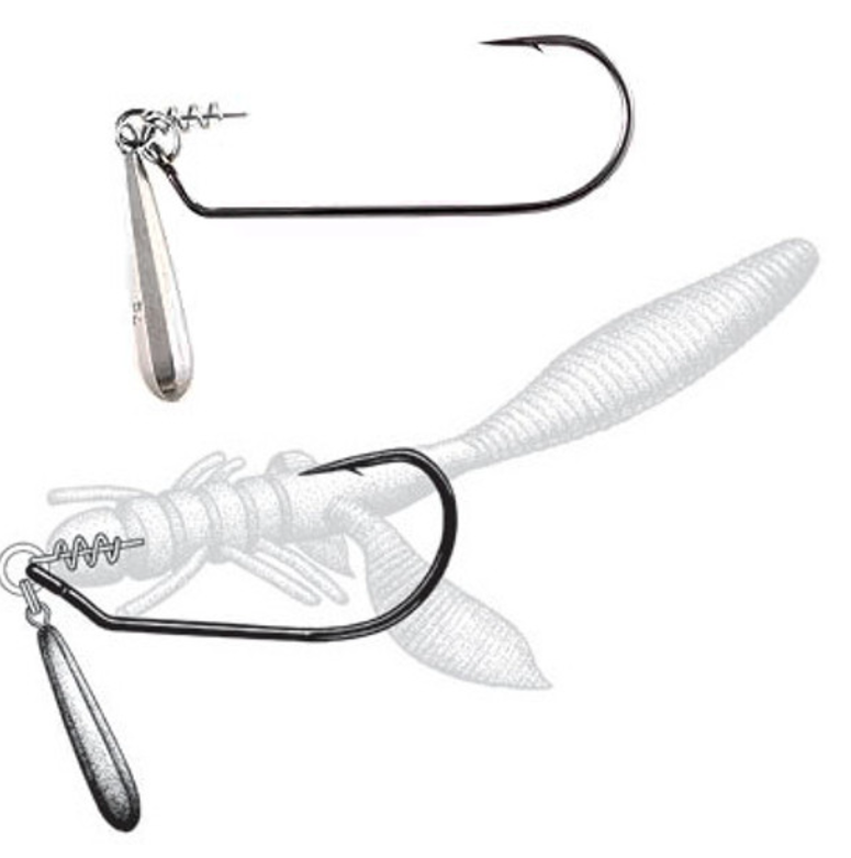 Owner Twist Lock Jig Rig CPS Weighted Hooks 4/0 2PK