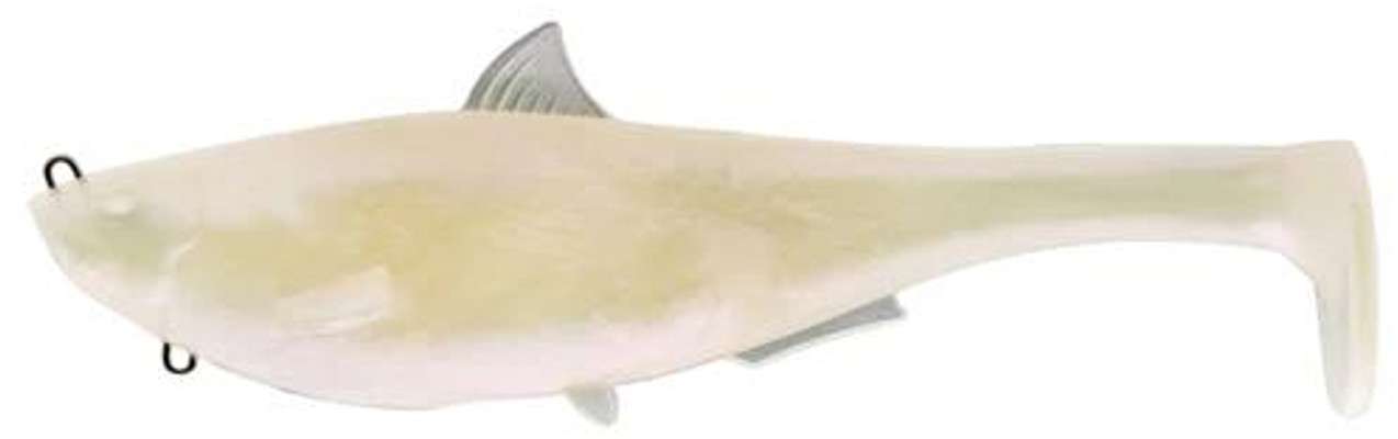 Bass Pro Shops Megalojohn Swimbait 6 in. Pearl Shad 1.75 Oz