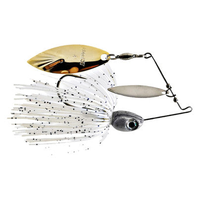 Accent Double Willow Spinnerbait 1/2 Oz Nickel/Gold Blades