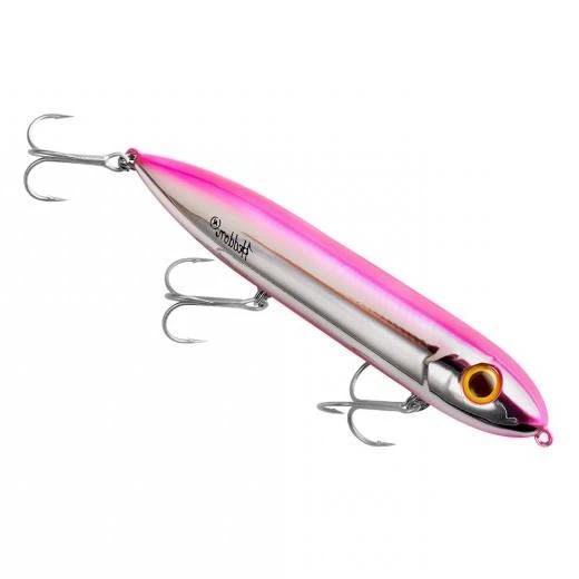 Heddon Super Spook 5" Topwater Hard Bait - Chrome/Pink