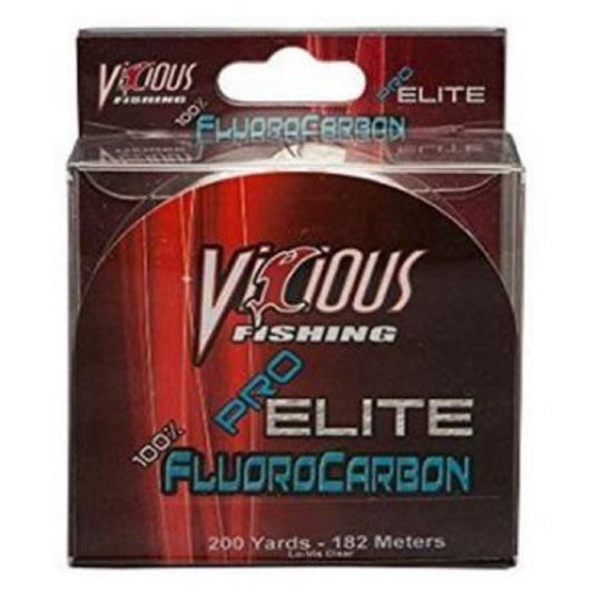 Vicious Fishing Pro Elite Fluorocarbon Line 12lb - Color