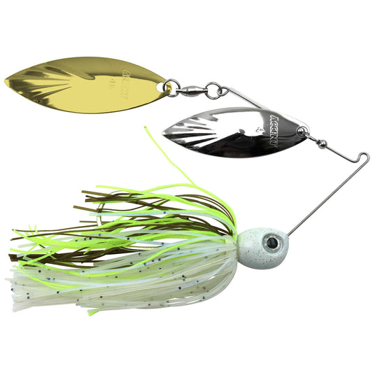 Accent Double Willow Spinnerbait 3/8 Oz Nickel/Gold Blades