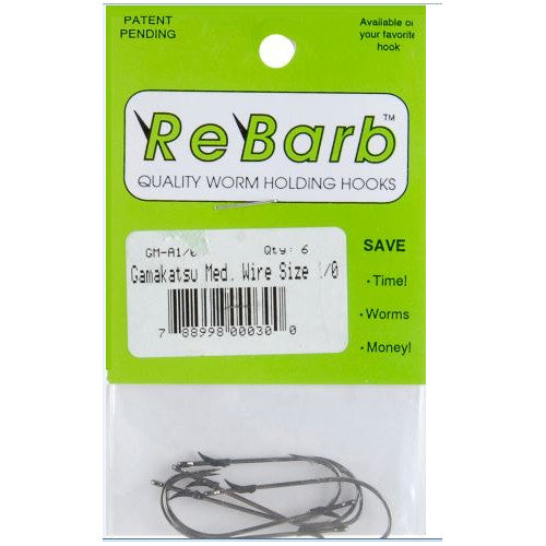 Robo Worm ReBarb Hook Size 1/0
