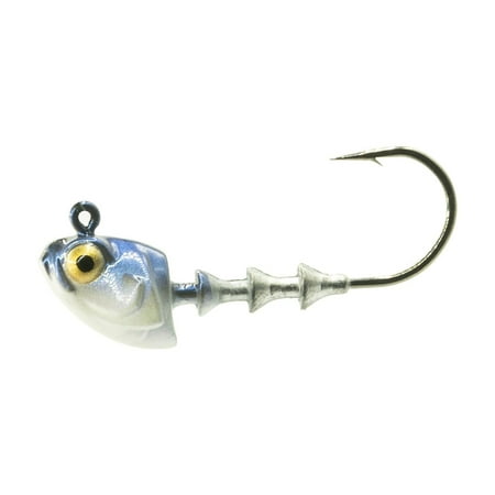 6th Sense Finesse Jig Heads – 3D Design, Black Nickel Hook