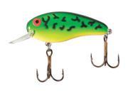 Bomber Deep Flat A Fishing Lure 2 1/2", 3/8 Oz Fire Tiger