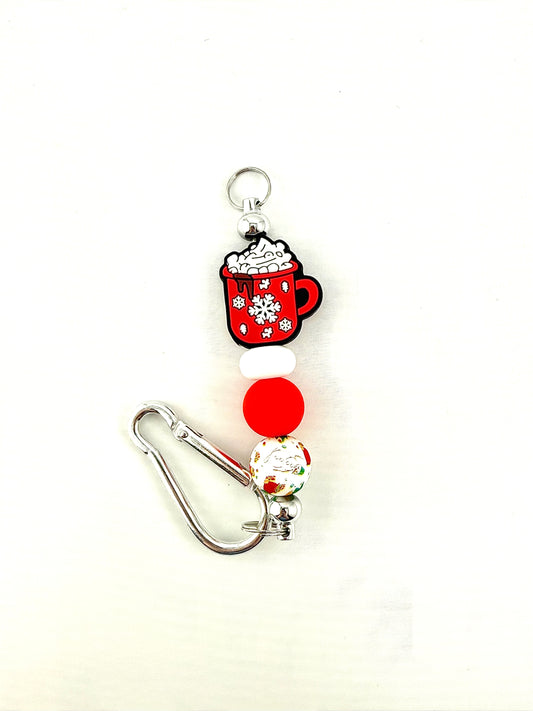 Holiday mug keychain