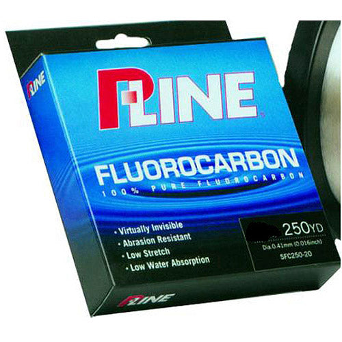 P-Line Fluorocarbon Fishing Line Clear Fluorescent 250 Yard 4 Lbs