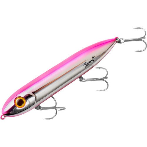 Heddon Super Spook 5" Topwater Hard Bait - Chrome/Pink