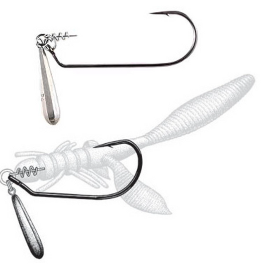 Owner Twist Lock Jig Rig CPS Weighted Hooks 4/0 2PK