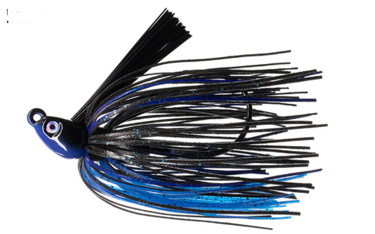 Dirty Jigs Tackle  Swim Jig 1/4oz Black & Blue