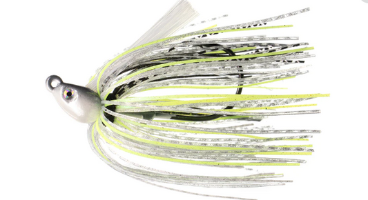 Dirty Jigs Tackle  Swim Jig 1/4oz Chartreuse Shad