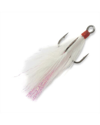 Gamakatsu Feather Treble Hook Size 6 - Red / White
