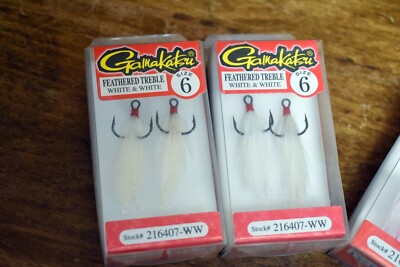 Gamakatsu Feathered Treble Hook Size 6