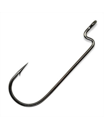 Gamakatsu Round Bend Worm Hook NS Black Size 2/0