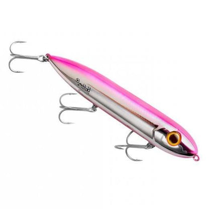 Heddon Super Spook 5" Topwater Hard Bait - Chrome/Pink