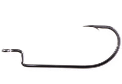 OWNER Super Wide Gap Hook, Black, Size 4/0