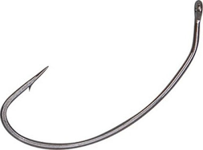 OWNER Super Wide Gap Hook, Black, Size 4/0