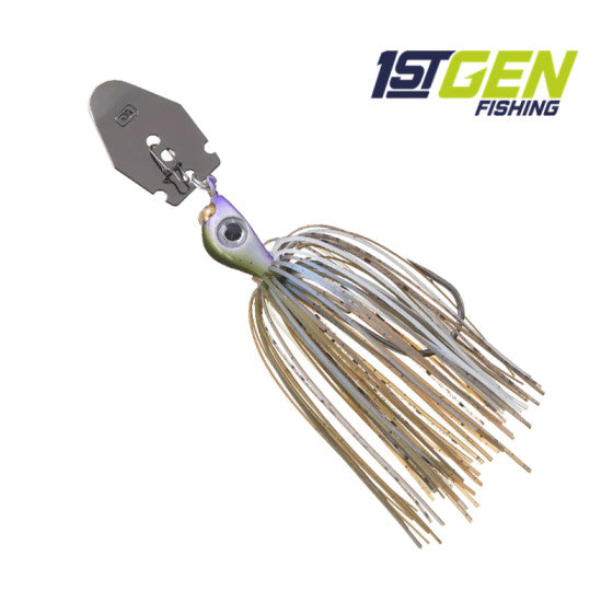 Z-Man Jack Hammer Chatterbait 0.37 Oz, Green Pumpkin Shad