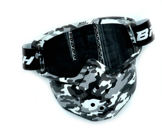 M5 Tournament Face Mask - Gray Camo